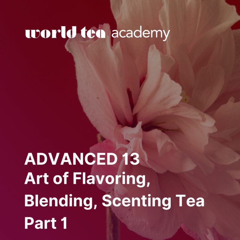 ADV.13 Art of Flavoring, Blending, Scenting Tea Part 1 – World Tea Academy